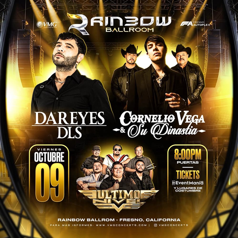 Dareyes  De La Sierra, Cornelio Vega y mas - Fresno, CA