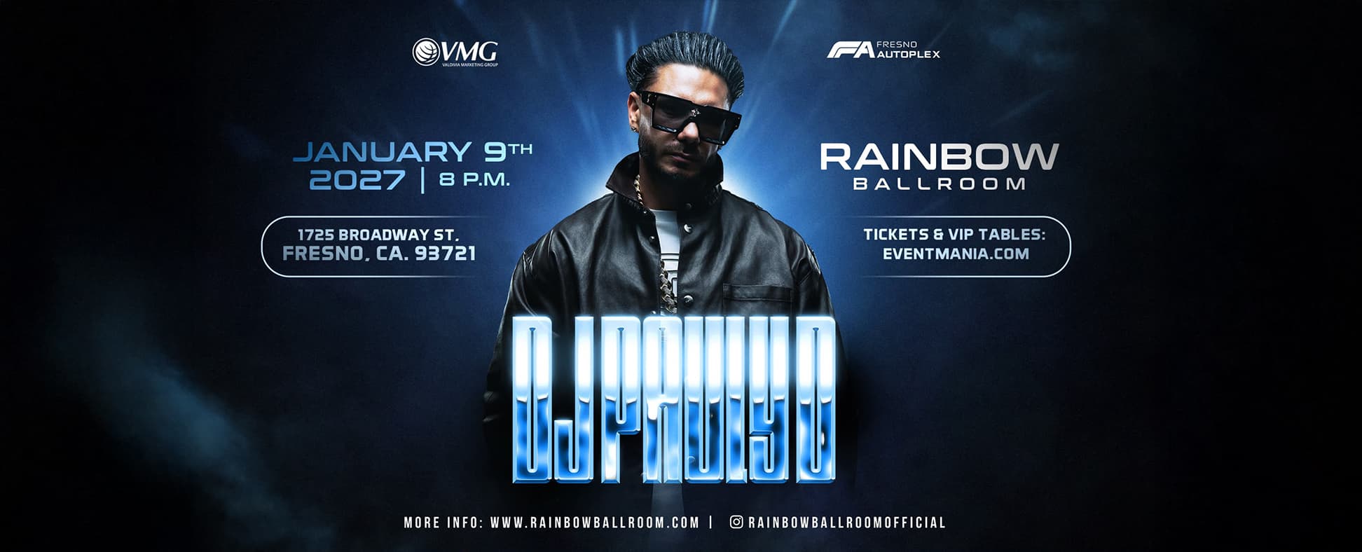 DJ PAULY D LIVE IN FRESNO, CA